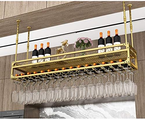 Adjustable 2-Layer Metal Wine Rack for Bar Kitchen Restaurant