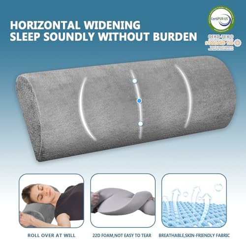 BSAFP Half Moon Leg Pillow for Back and Side Sleep