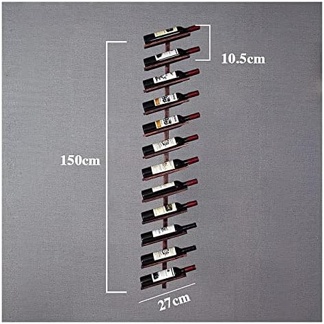 ALDEPO Wall-Mounted Wine Rack 12 Bottles Bronze