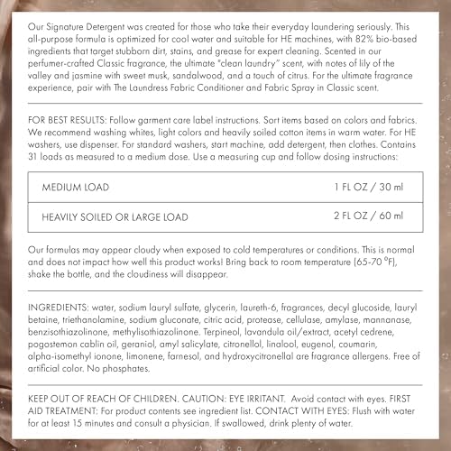 The Laundress Luxury Laundry Detergent 31 Loads