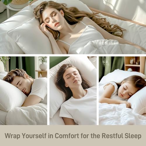 Aveallore Bamboo Viscose Down Alternative Pillow King Size
