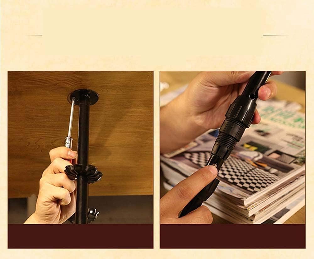 Modern Ceiling Wine Rack with Adjustable Rod and Glass Holder
