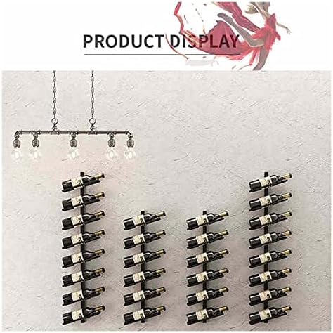 ALDEPO Wall-Mounted Wine Rack 6 Bottles Organizer