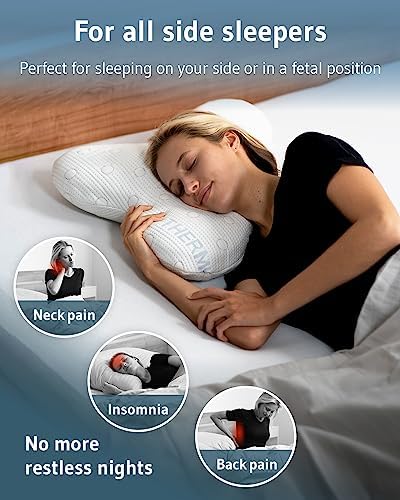 Third of Life Side Sleeper Pillow Ergonomic Thermoregulating