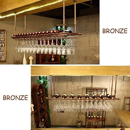 Metal Wine Glass Rack Holder Ceiling Mounted Wall-Mounted
