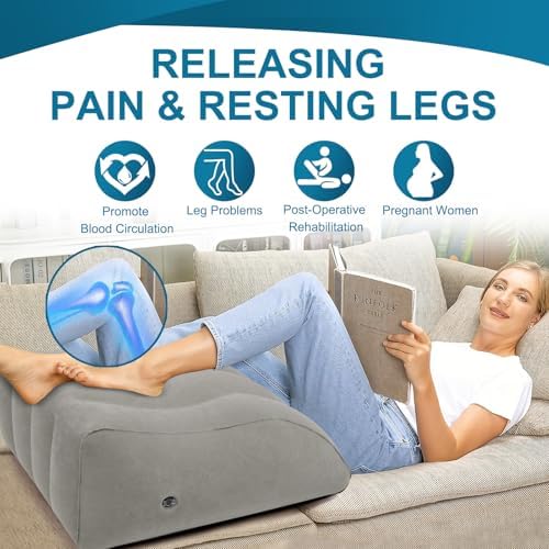 ZYODUOB Inflatable Leg Elevation Pillow for Sleep Recovery