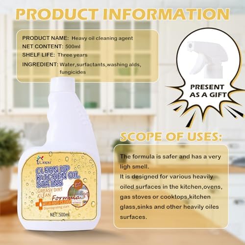 Liapu 3Pcs All Purpose Cleaner Spray