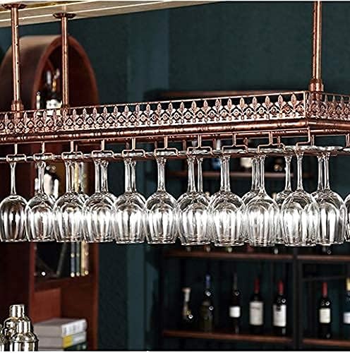 Wine Rack Ceiling Hanging Metal Wine Glass Holder