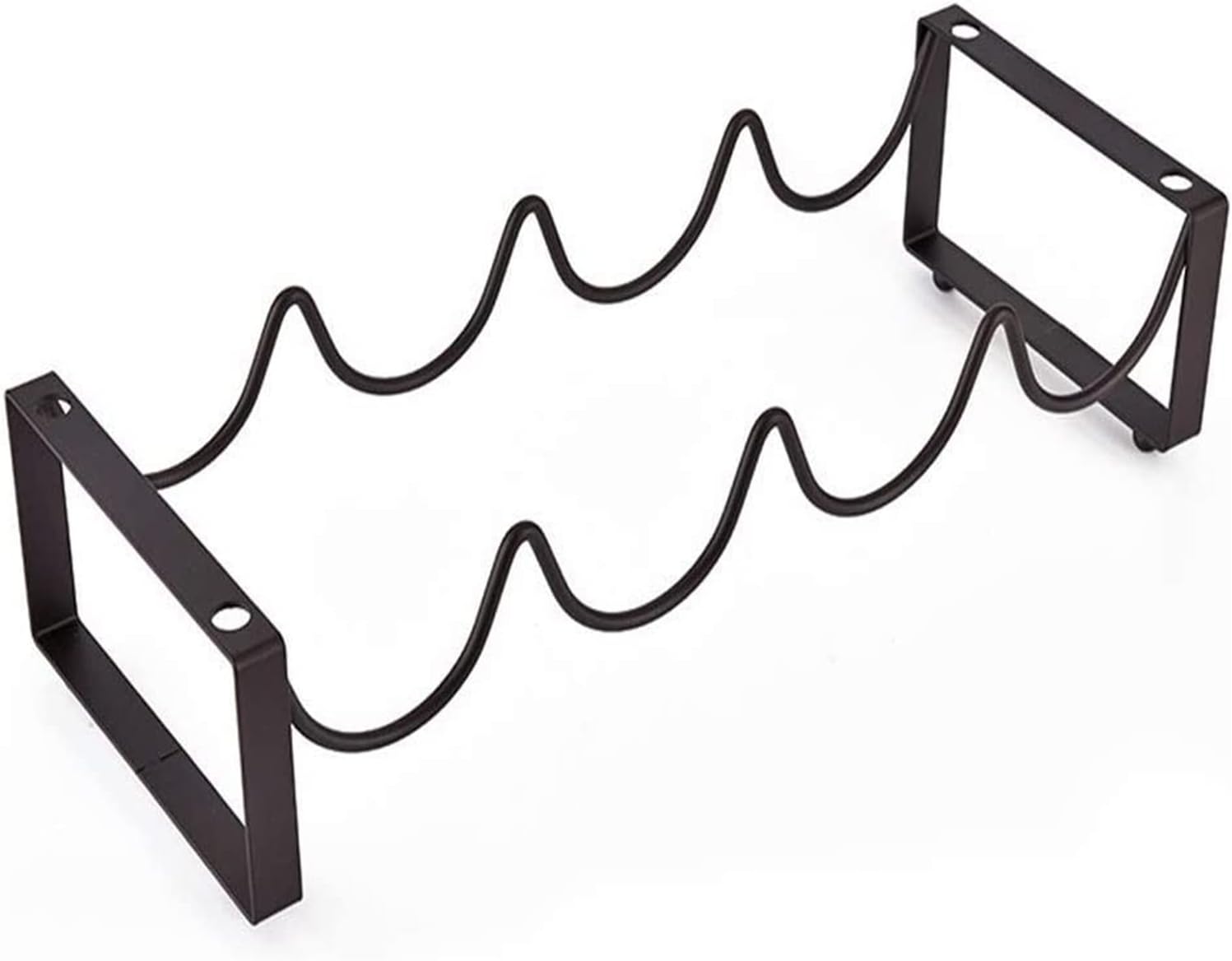 ALDEPO 4 Bottle Freestanding Metal Wine Rack