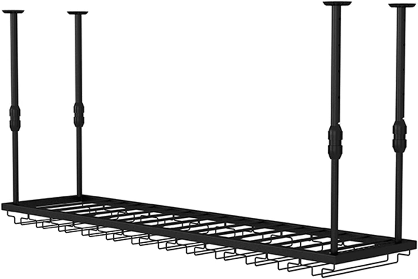 Adjustable Metal Wine Glass Holder for Kitchen and Bar