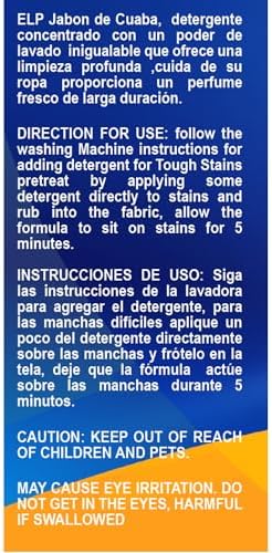 ELP ESSENTIAL Cuaba Liquid Detergent 12 Gallon