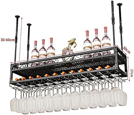 Suuim Wine Rack with Adjustable Height and Hanging Mount