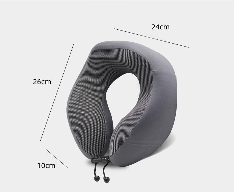 QLSWZC Memory Foam Neck Pillow with Magnetic Cloth
