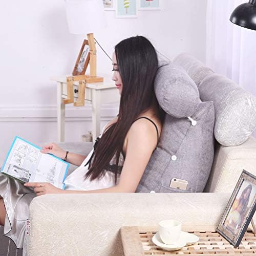Garneck Ergonomic Bed Triangle Cushion for Neck and Back Support