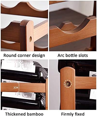 3-Tier Wine Rack for Home Bar and Kitchen