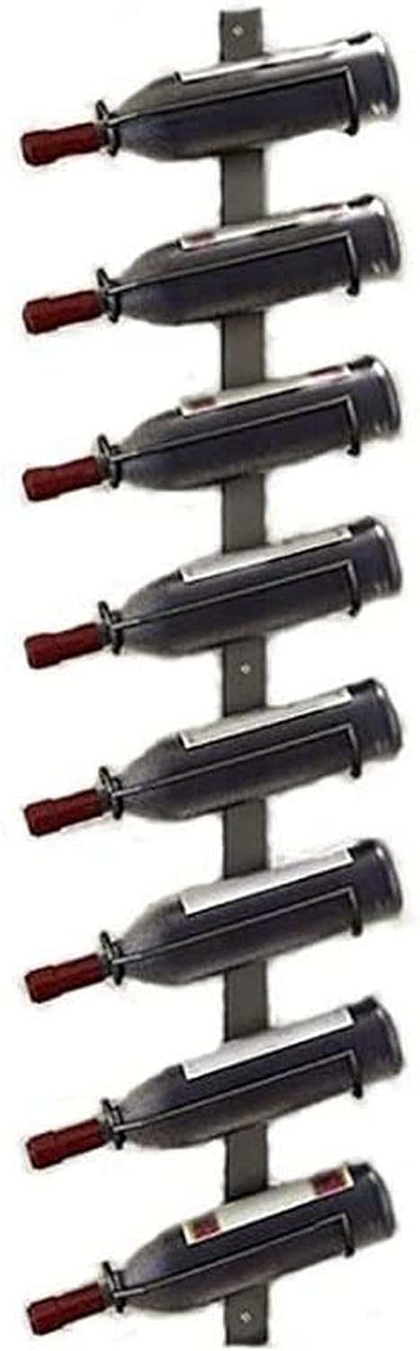 GAXQFEI Wall-Mounted Wine Rack Wrought Iron