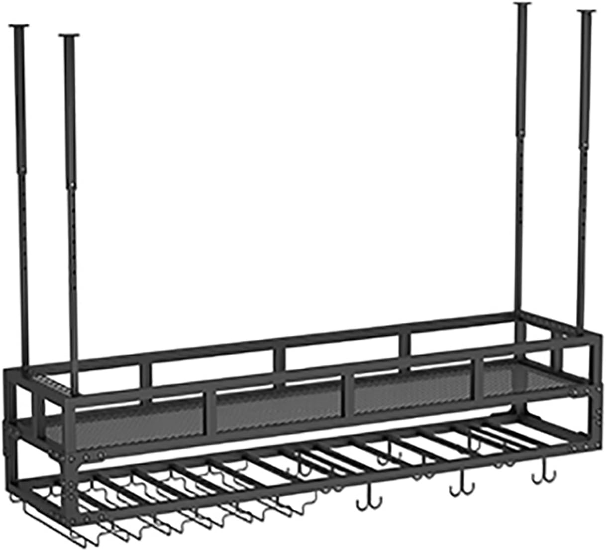 ZJDYDY Adjustable Iron Wine Rack Holder