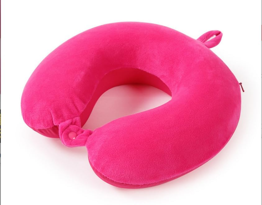 Memory Cotton U-Shaped Neck Pillow for Travel and Office