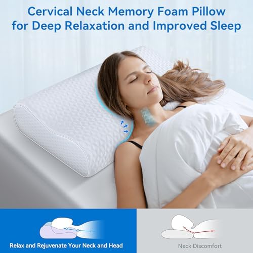 Zibroges Cervical Neck Pillow - Adjustable Orthopedic Support