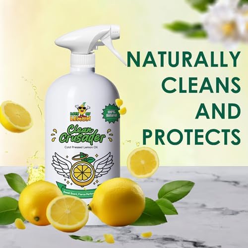 Clean Crusader 24 oz Natural Lemon Oil Cleaner