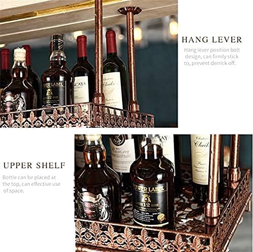 Wine Rack Ceiling Hanging Metal Wine Glass Holder