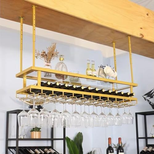Whalebee Adjustable Wine Glass Rack for Home Storage