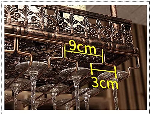 Adjustable Height Wine Rack with Glass Holder Shelf