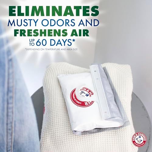 Arm Hammer Essentials Hanging Moisture Absorber 3 Pack Fragrance Free