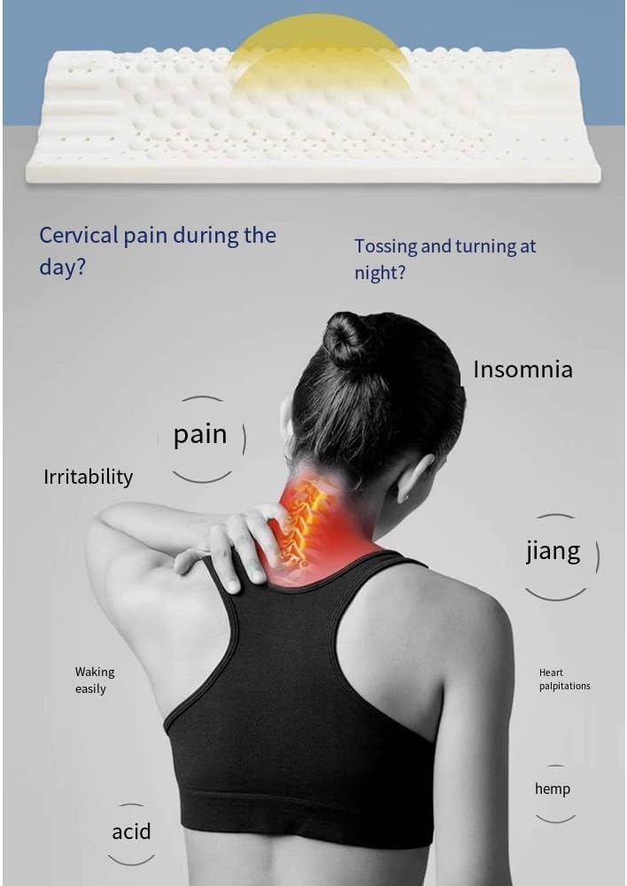 YHZEXUDA Natural Latex Neck Support Pillow