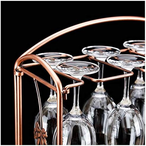BOCbco Tabletop Wine Rack with 4 Bottles and 8 Glasses