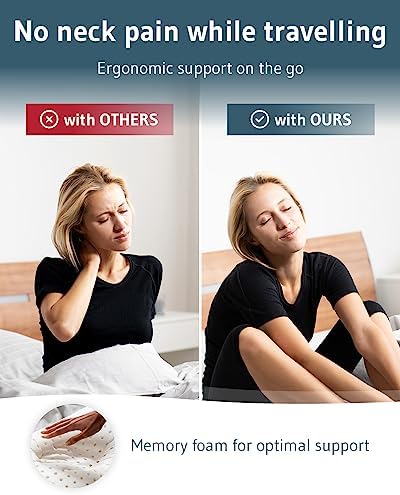 Stomach Sleeper Pillow MIZAR - Memory Foam with Thermoregulating Case