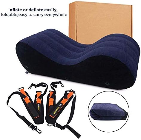 COSWE Wedge Pillow with Air Pump for Back and Leg Support