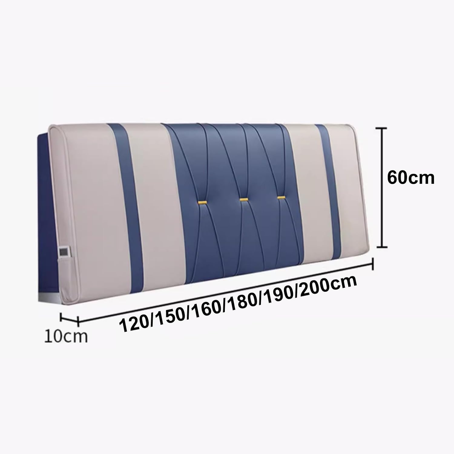 OMESDA Bed Backrest Cushion - Waterproof Headboard Pillow for Bedroom Couch
