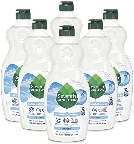 Seventh Generation Free Clear Dish Soap Pack of 6