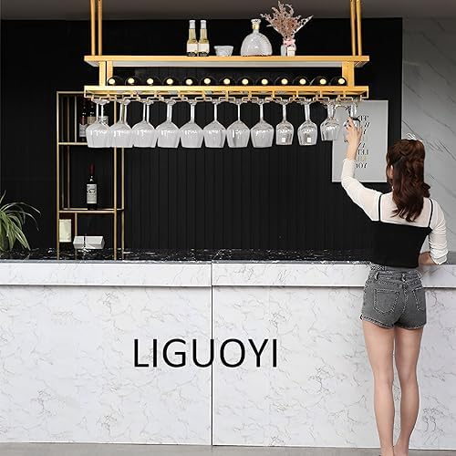 LIGUOYI Adjustable Wine Glass Rack with Screws