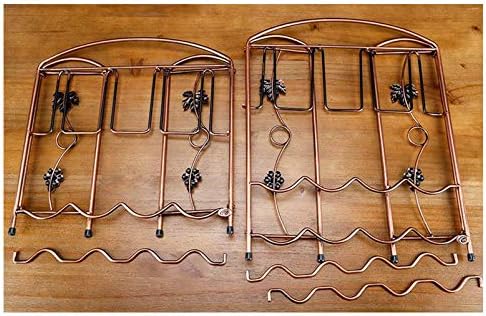 BOCbco Tabletop Wine Rack with 4 Bottles and 8 Glasses