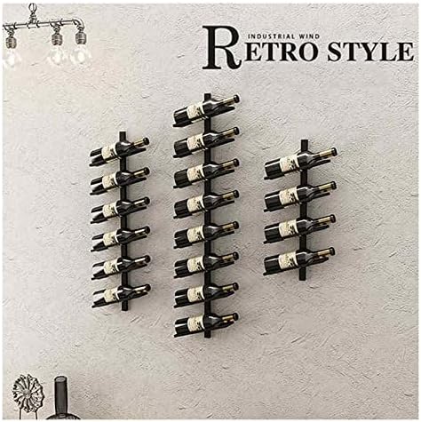 ALDEPO Wall-Mounted Wine Rack 6 Bottles Organizer
