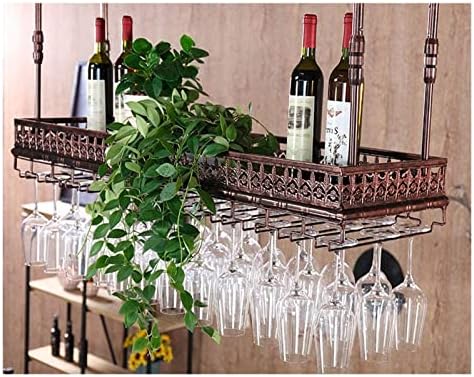 ALDEPO Wall-Mounted Wine Glass Rack 48 Glasses