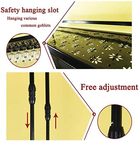 Adjustable Wall-Mounted Wine Rack with Double-Layer Design 1