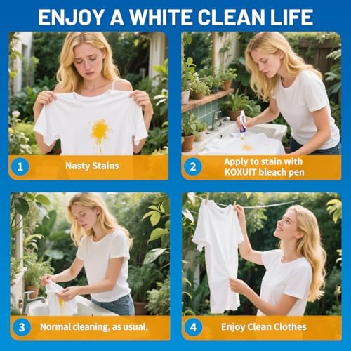 KOXUIT Portable Bleach Gel Pen for Stains