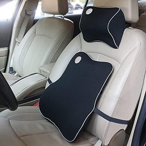 Ecloud Shop Lumbar Support Cushion Set - Black