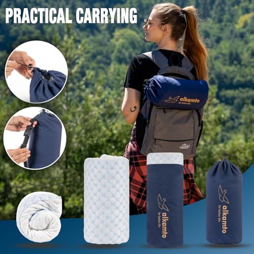 Cooling Shredded Memory Foam Pillow Adjustable Gel Travel-Ready