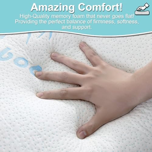 Cool Rayon Bamboo Pillows 2 Pack Queen Size 20x30
