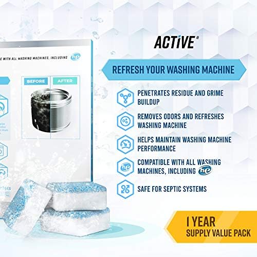 ACTIVE Cleaning Tablets Bundle - 48 Count for Yearly Use
