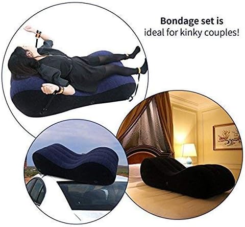 COSWE Wedge Pillow with Air Pump for Back and Leg Support