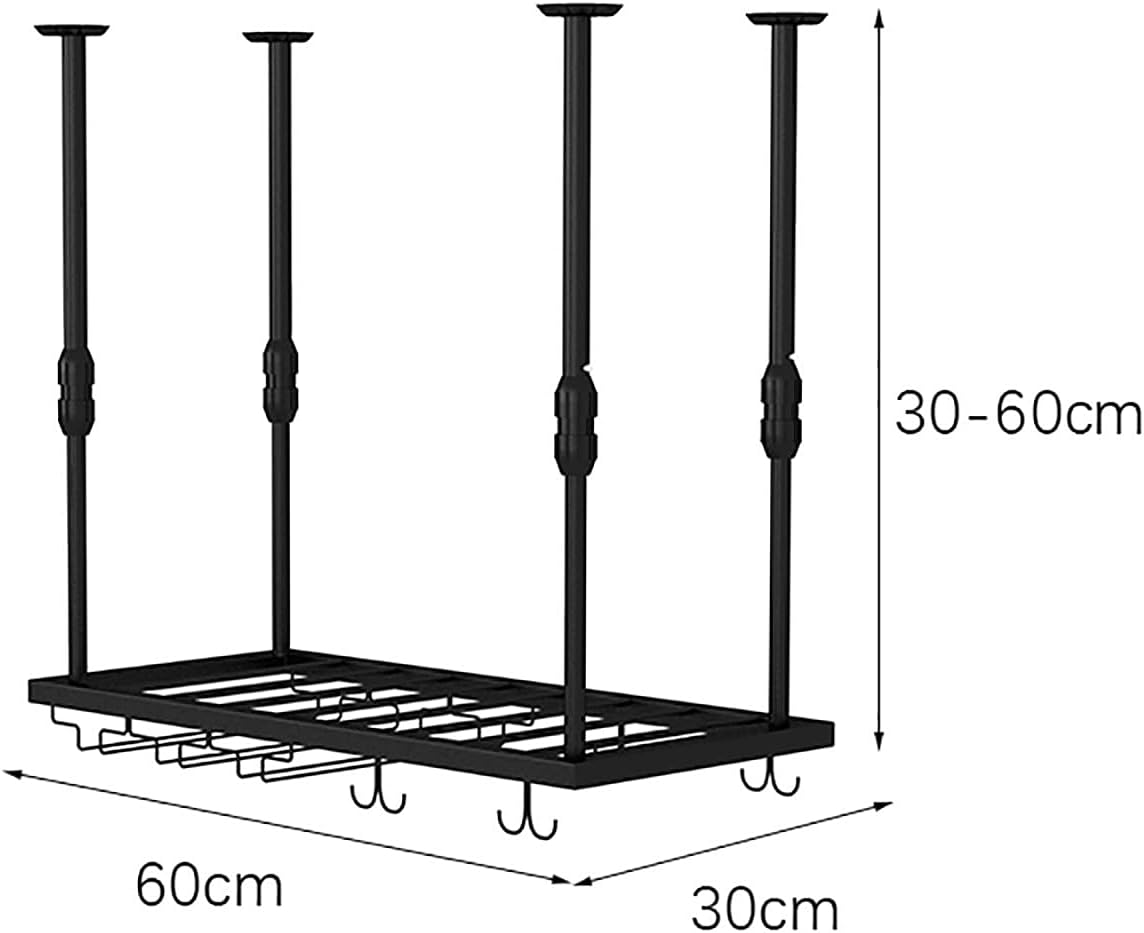 Suuim Wine Rack - Hanging Glass Holder for Bar Counter
