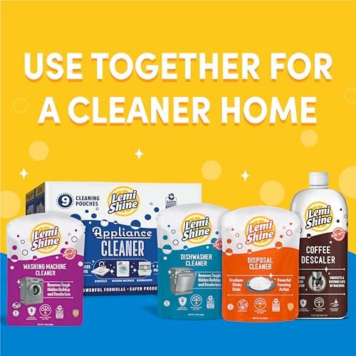 Lemi Shine Natural Dishwasher Cleaner with Lemon Scent 1