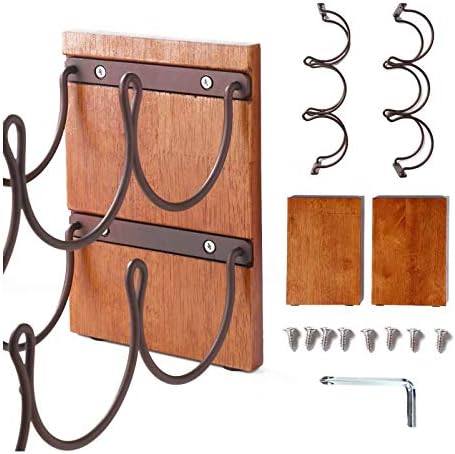 BOCbco Tabletop Wine Rack for 6 Bottles