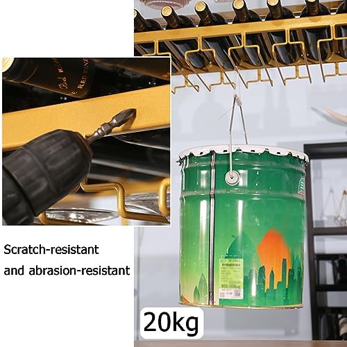 SAGIDAR Wall-Mounted Wine Rack Organizer