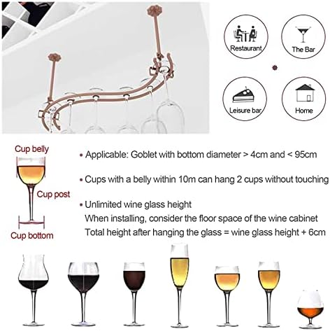 ALDEPO 2-Layer Wall-Mounted Wine Glass Rack 1